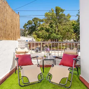 En La Playa Con Terraza Apartamento Málaga